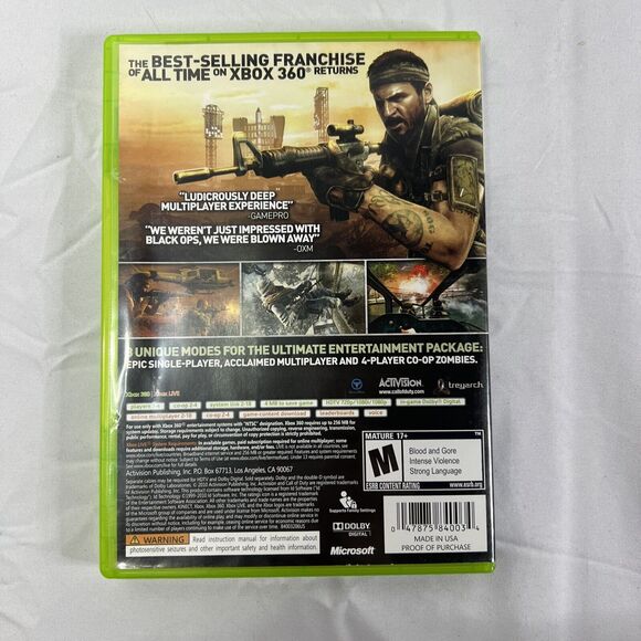 Call of Duty Black Ops Xbox 360 - Picture 2 of 4